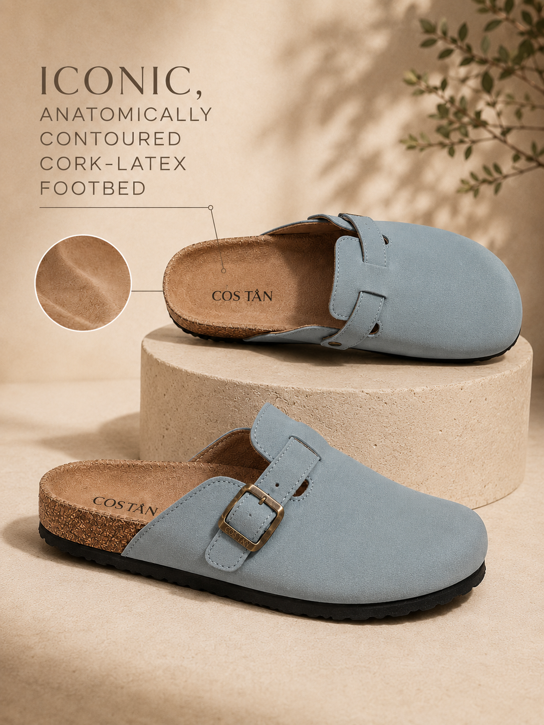 Men Clogs Blue