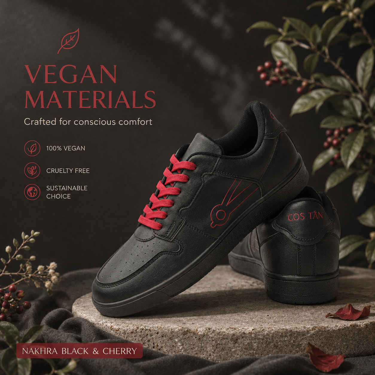 Nakhra Black and Cherry alternate view