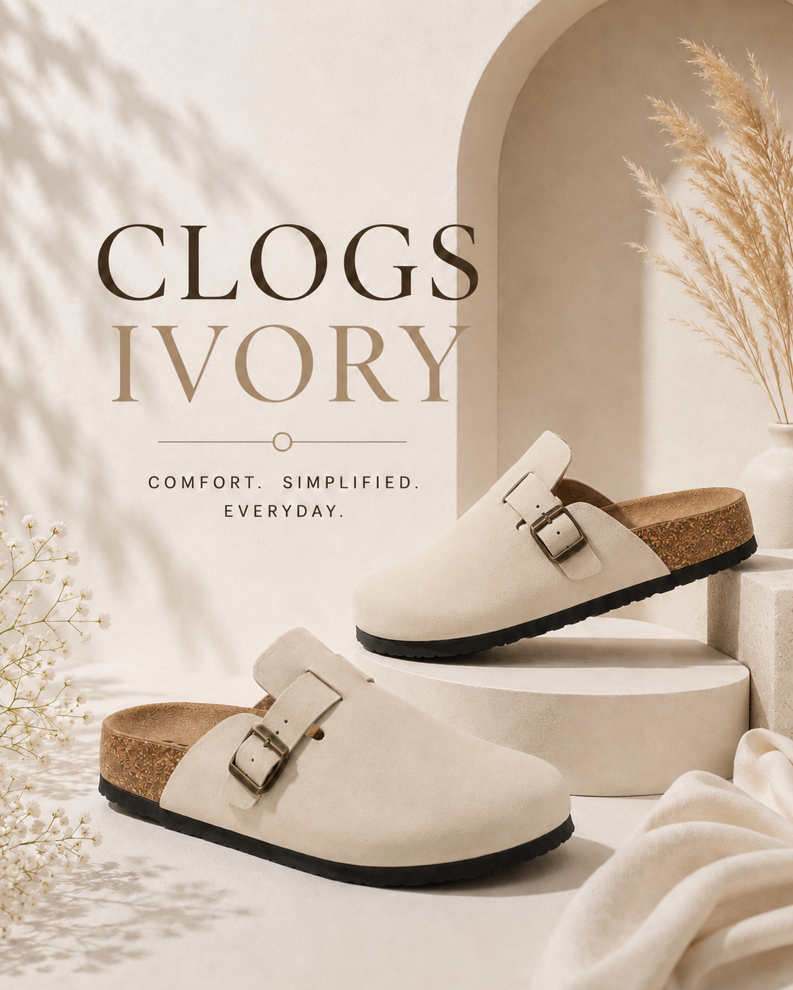 Clogs Ivory